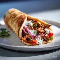 Mediterranean Chicken Gyros Recipe for 4 Servings