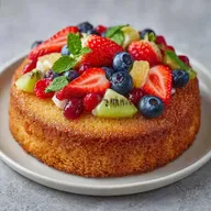 Minimalist Fruit Fathers Day Cake 50 Min