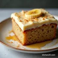 The Best Moist Banana Cake with Brown Butter Frosting