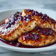 Mulberry Glazed Chicken in 20 Minutes