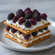 Mulberry Icebox Cake for 8 Servings