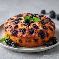 Mulberry Olive Oil Cake: Velvety Crumb