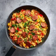Sausage and Rice: One Pot in 35 Minutes