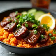 OnePan Beef Pepper Rice Bowl Better Than Takeout