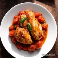 This OnePan TomatoBasil Chicken and Weeknight Winner