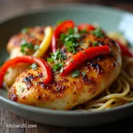 PanSeared Chicken with Peppers and Onions A Weeknight Rescue