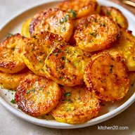 Parmesan Baked Yellow Squash for 4
