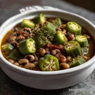 Peas And Okra Ready in 1 Hour 50 Minutes