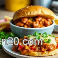 Best Easy Quick Cheesy Chicken Sloppy Joes Recipe for Busy Nights!
