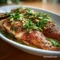 Red Snapper Recipe with Garlic and Herbs: Crispy Baked in 20 Minutes