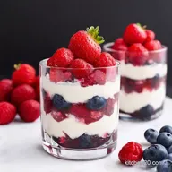 Red White Berry Parfaits 4th of July Dessert Bliss