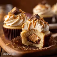 Reeses Peanut Butter Cupcakes: Decadent Stuffed Cupcake Recipe