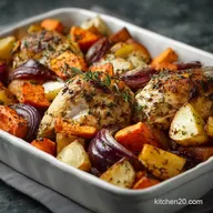 Healthy Meal Prep Idea with Roasted Chicken in 20 Minutes