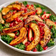 Delicata Squash Salad with Pomegranate