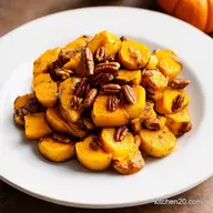 MaplePecan Roasted Delicata Squash Easy Fall Side