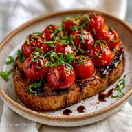 Roasted Garlic Basil Bruschetta for 16