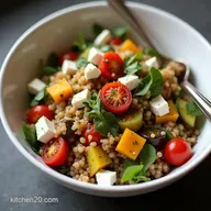 The Sunshine Quinoa Bowl Roasted Veg Mediterranean Recipe