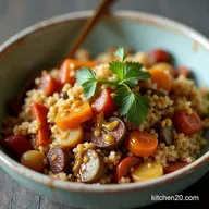The Autumn Harvest Roasted Vegetable Quinoa Bowl Recipe