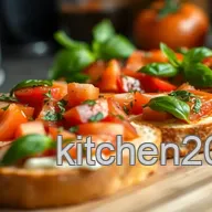 Easy Rustic Tomato Basil Bruschetta: My Family's Favourite Appetizer