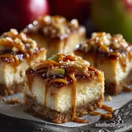 Caramel Apple Cheesecake Bars: Best Fall Recipe with Salted Caramel