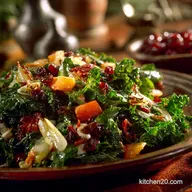 Thanksgiving Salads: The Brightest Kale Sprout Salad for Dinner