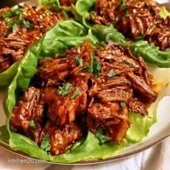 Shredded Beef Lettuce Cups: Meal Prep