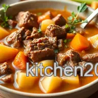 Hearty Simmering Beef Soup: A Family Favorite Comfort Food Recipe