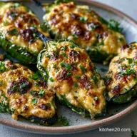 Garlic Herb Jalapeno Poppers in 30 Min