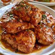 Balsamic Chicken Thighs: Slow Cooker
