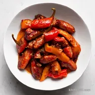 Slow Cooker Bangers Peppers Lazy Sunday Sizzle