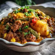 Slow Cooker Cowboy Casserole: Hearty & Savory