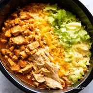 Easy Slow Cooker Chicken Burrito Bowls My GoTo Recipe