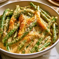 Slow Cooker Green Bean Casserole: Creamy