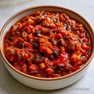 Slow Cooker Vegetarian Chili with Beans