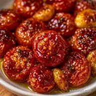 Slow Roasted Tomatoes with Garlic