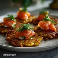 New Year s Eve Appetizer with Smoked Salmon: Crispy