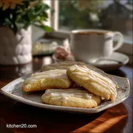 Soft Buttery Sugar Cookie with Vanilla Glazed Cookies Recipe