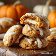 Pumpkin Cream Cheese Cookies: Ultra Soft Pillowy Fall Treat