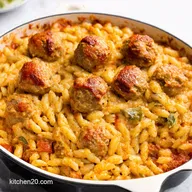 Speedy Meatball Orzo Bake Weeknight Meals Are Made for This