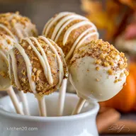 Thanksgiving Cake Pops Easy Spiced Pumpkin Treat