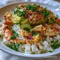 Crispy Spicy Crab Avocado Rice