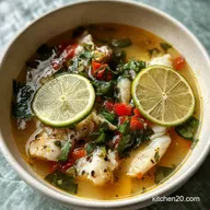 Spicy Lemon Fish Soup with 10 Min Prep