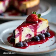 Foolproof Stracciatella Maqui Cheesecake Recipe A Creamy Swirl