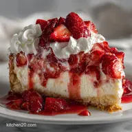 Strawberry Cheesecake Dump Cake Ready in 1 Hour