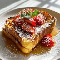 Stuffed French Toast Recipe in 25 Minutes | Creamy Strawberry Filling