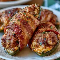 Stuffed Jalapenos with Sausage