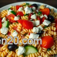 Sunny Mediterranean Pasta Salad: A Vibrant Summer Classic