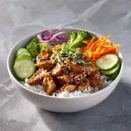 Teriyaki Turkey Rice Bowl in 25 Minutes with Caramelized Glaze