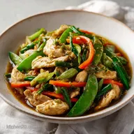 Thai Chicken with Green Curry Sauce for 4 Servings