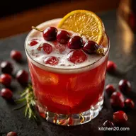 Thanksgiving cocktails: The Warming Bourbon Cranberry Harvest Sour